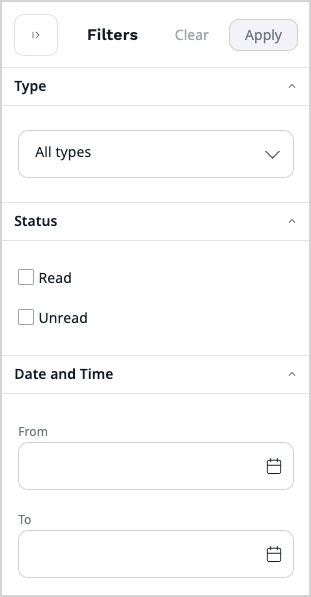 Notification filters